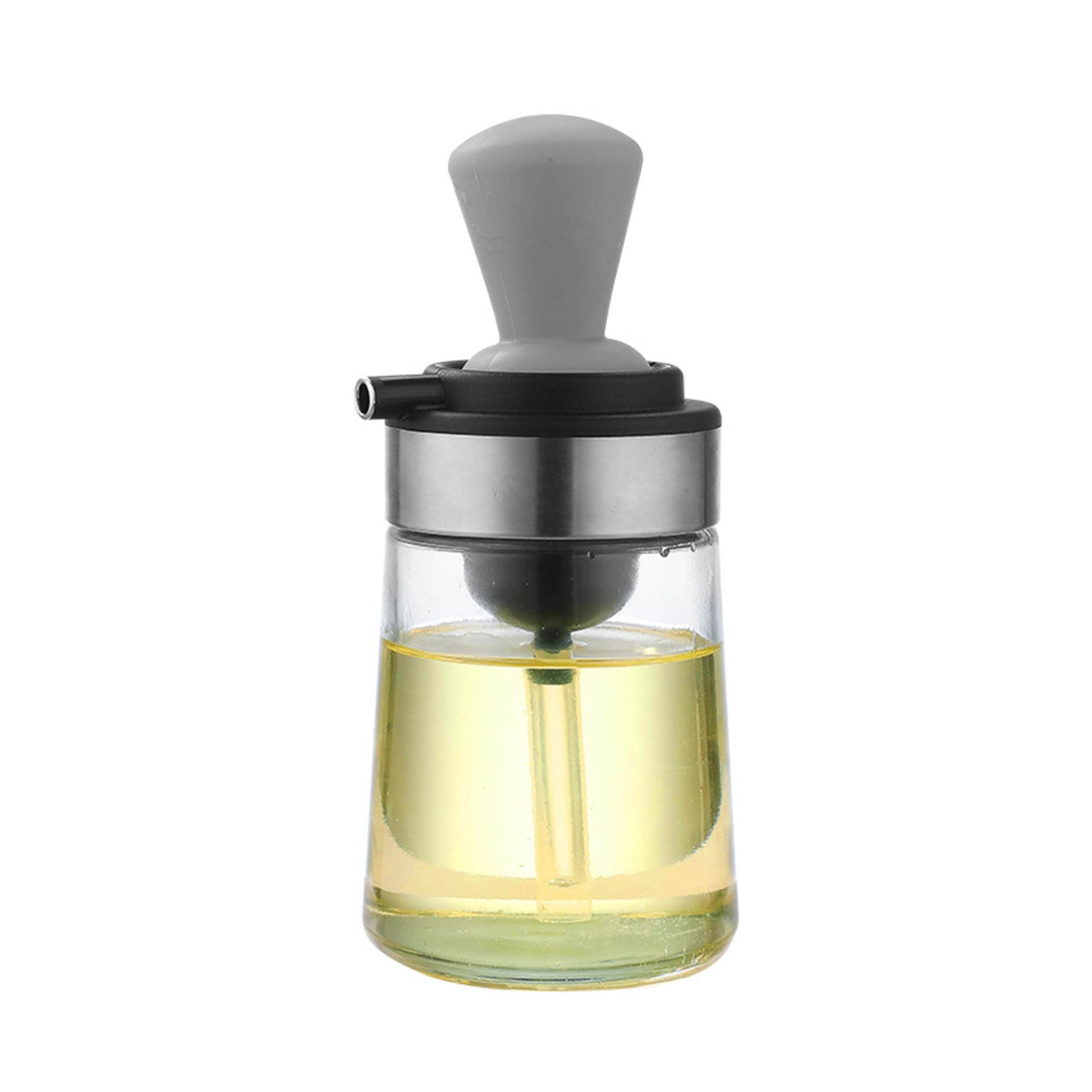 2-in-1 Olive Oil Spray Dispenser with Silicone Brush