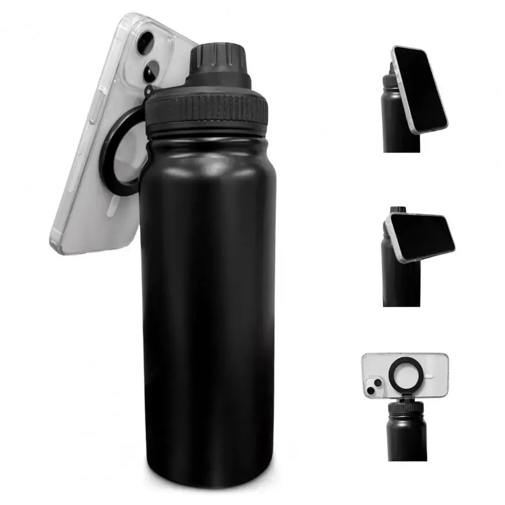 Insulated Water Bottle With Magnetic Phone Mount 1000ml