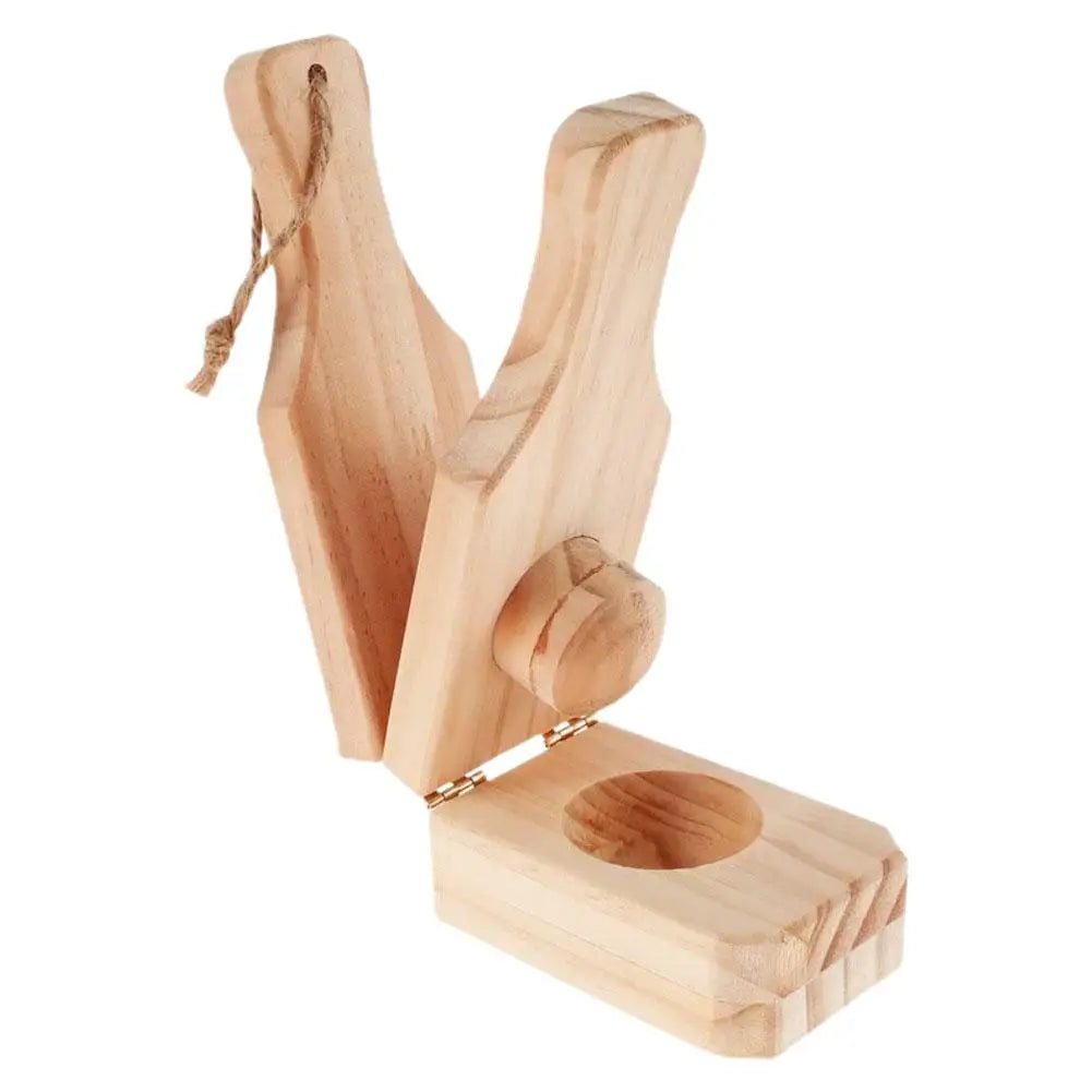 Wooden Banana Smasher & Tostonera: Reusable Plantain Press