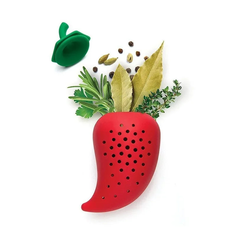 Chili Spice Infuser – Practical Silicone Tool for Soups and Stews