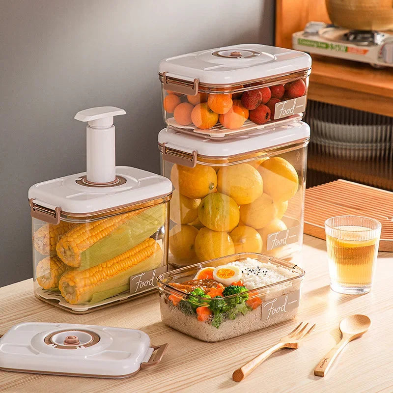 Vacuum Sealed Food Organizer – Spacious Kitchen Storage Box