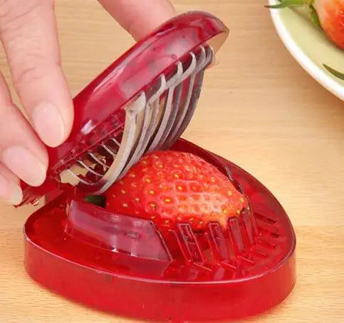 2-Piece Strawberry Cutter Set – Leaf Stem Remover and Corer"