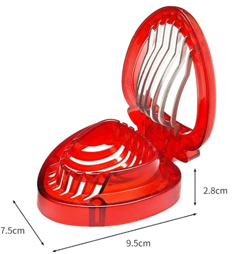 2-Piece Strawberry Cutter Set – Leaf Stem Remover and Corer"