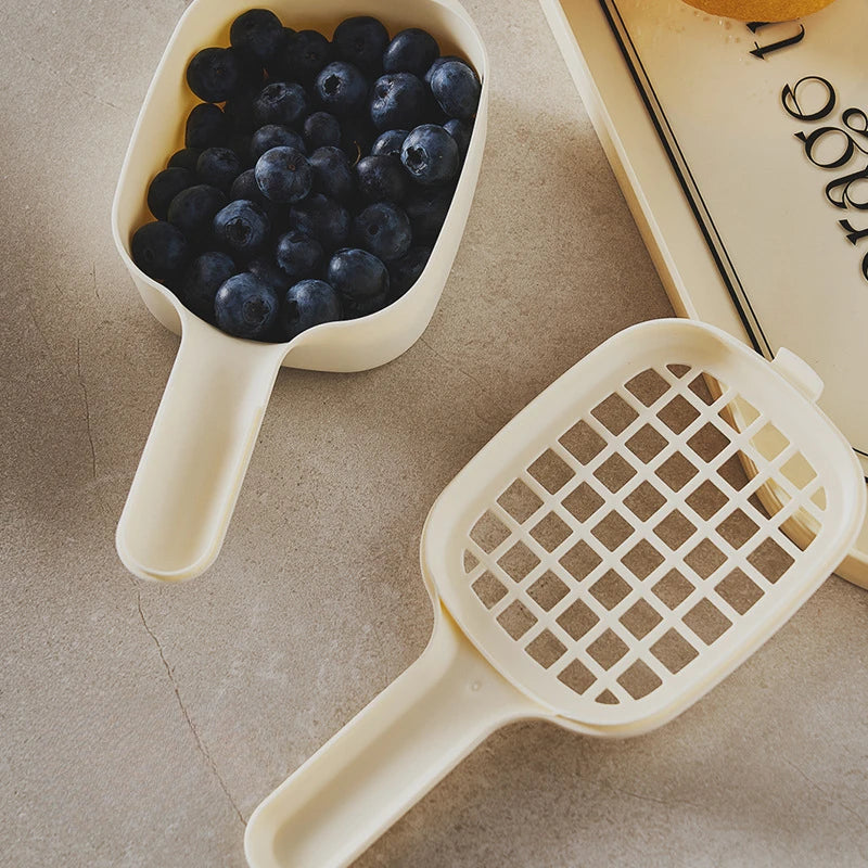 Drainer Basket with Handle – Perfect for Washing Blueberries and More