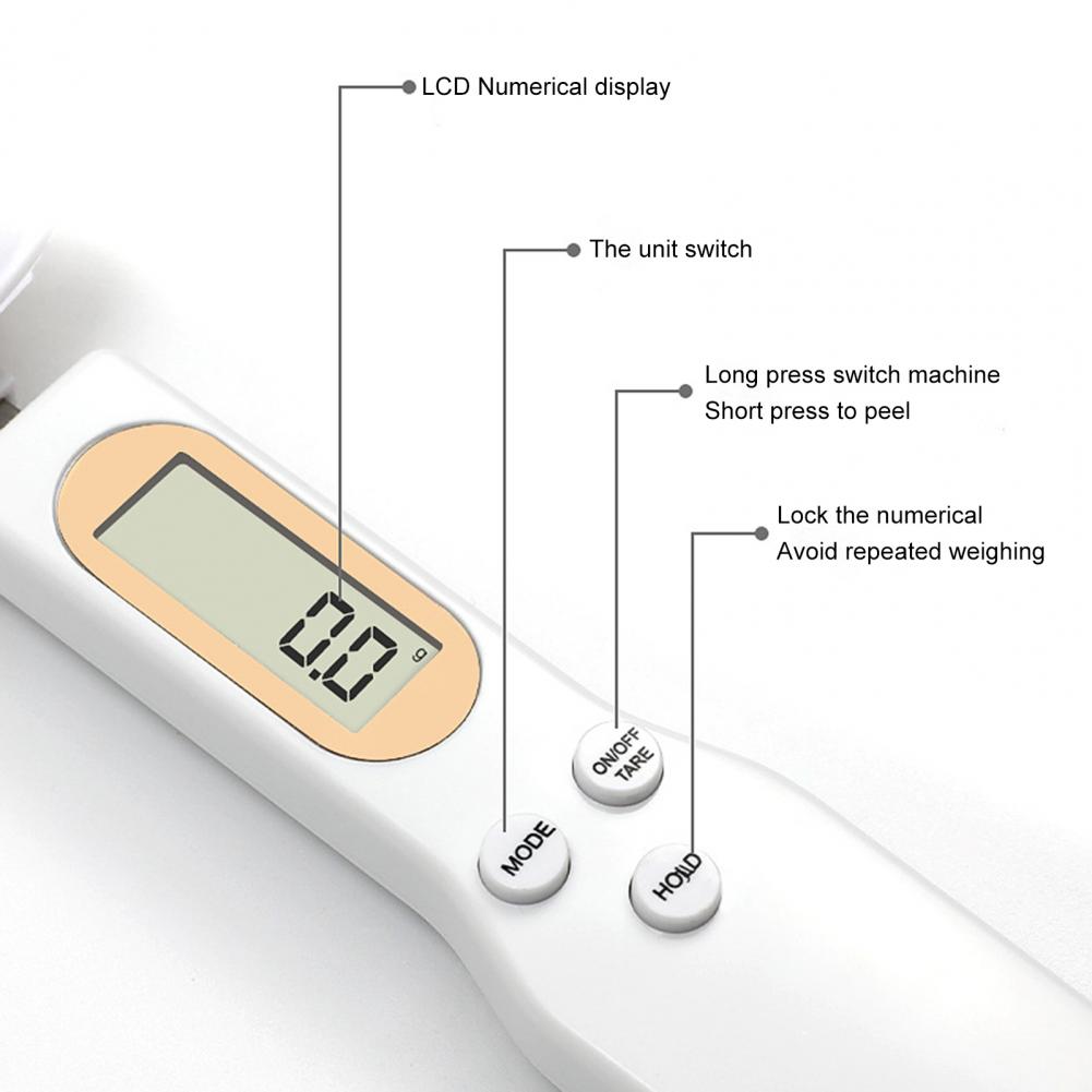 Digital Measuring Spoon Scale – 0.1-500g LCD Display