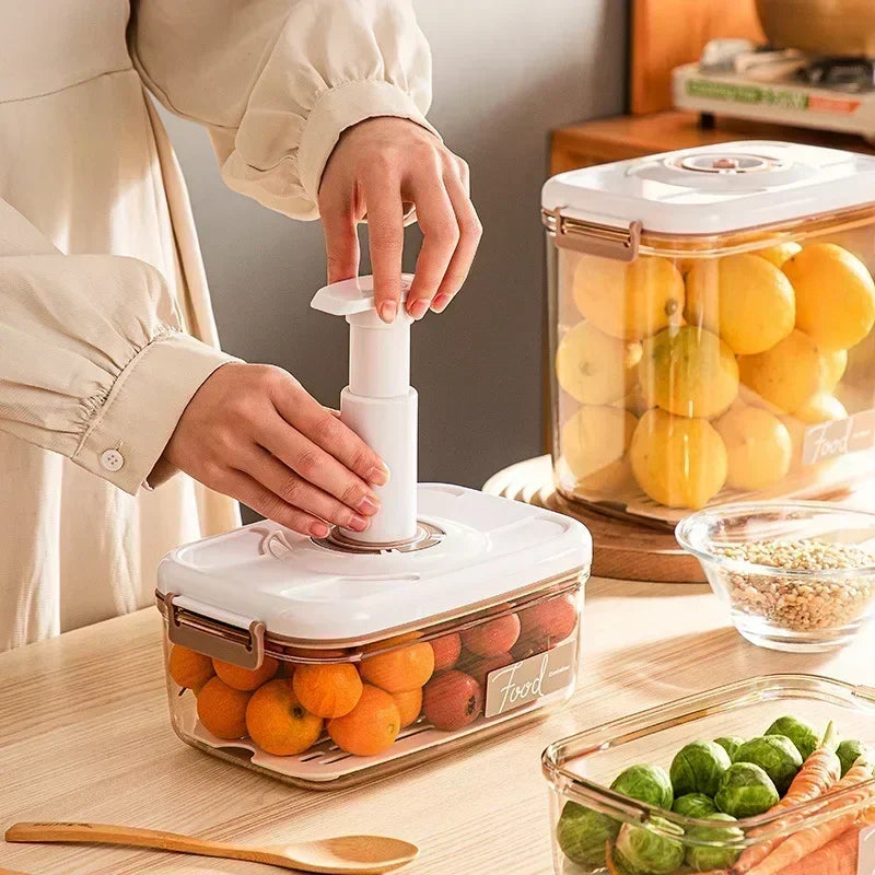 Vacuum Sealed Food Organizer – Spacious Kitchen Storage Box