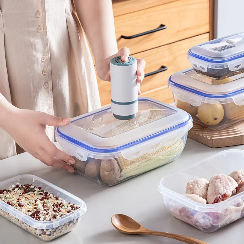 Vacuum Sealed Food Organizer – Spacious Kitchen Storage Box