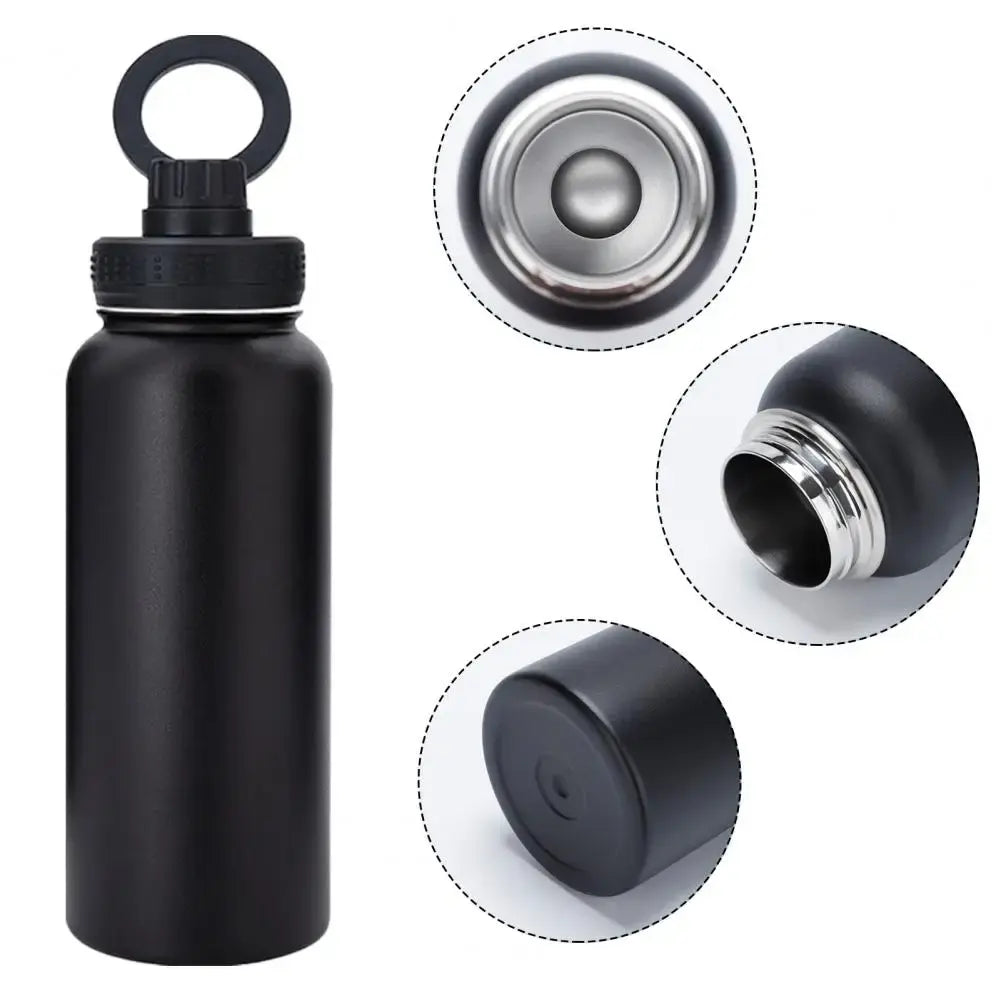 Insulated Water Bottle With Magnetic Phone Mount 1000ml