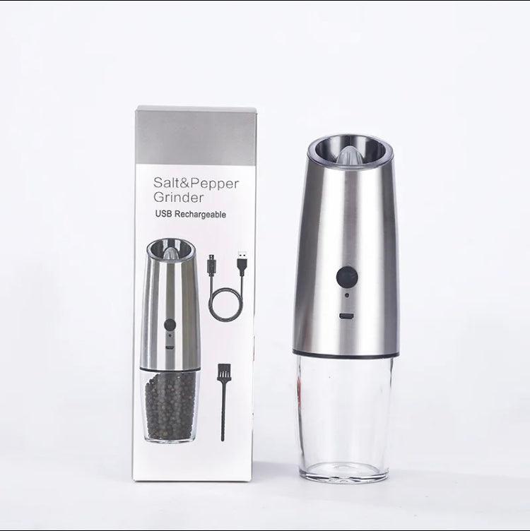 USB Rechargeable Salt & Pepper Grinder Set of 2! - Quoi Deux Neuf